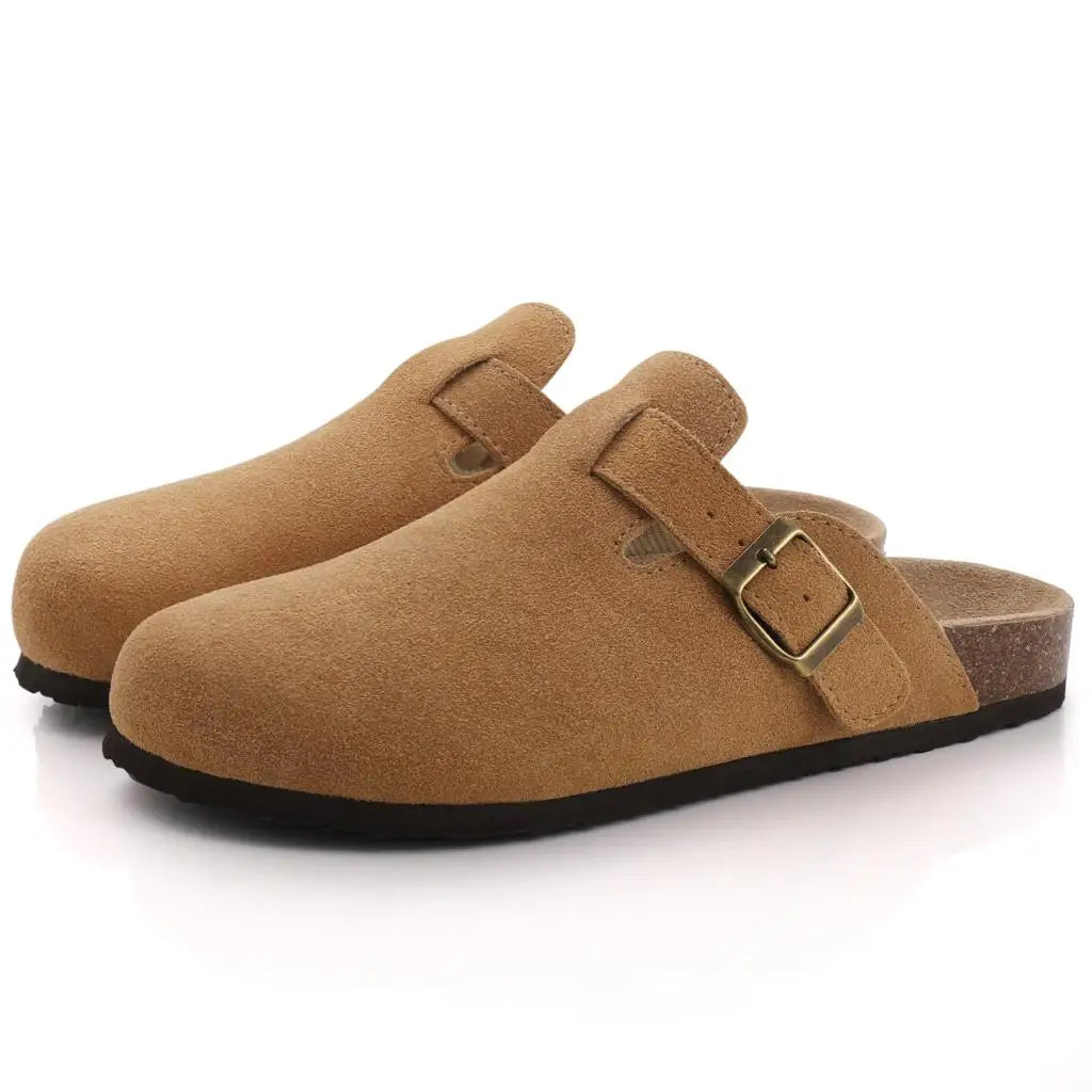 Sandales femme suède semelle liège ergonomique – Image 3