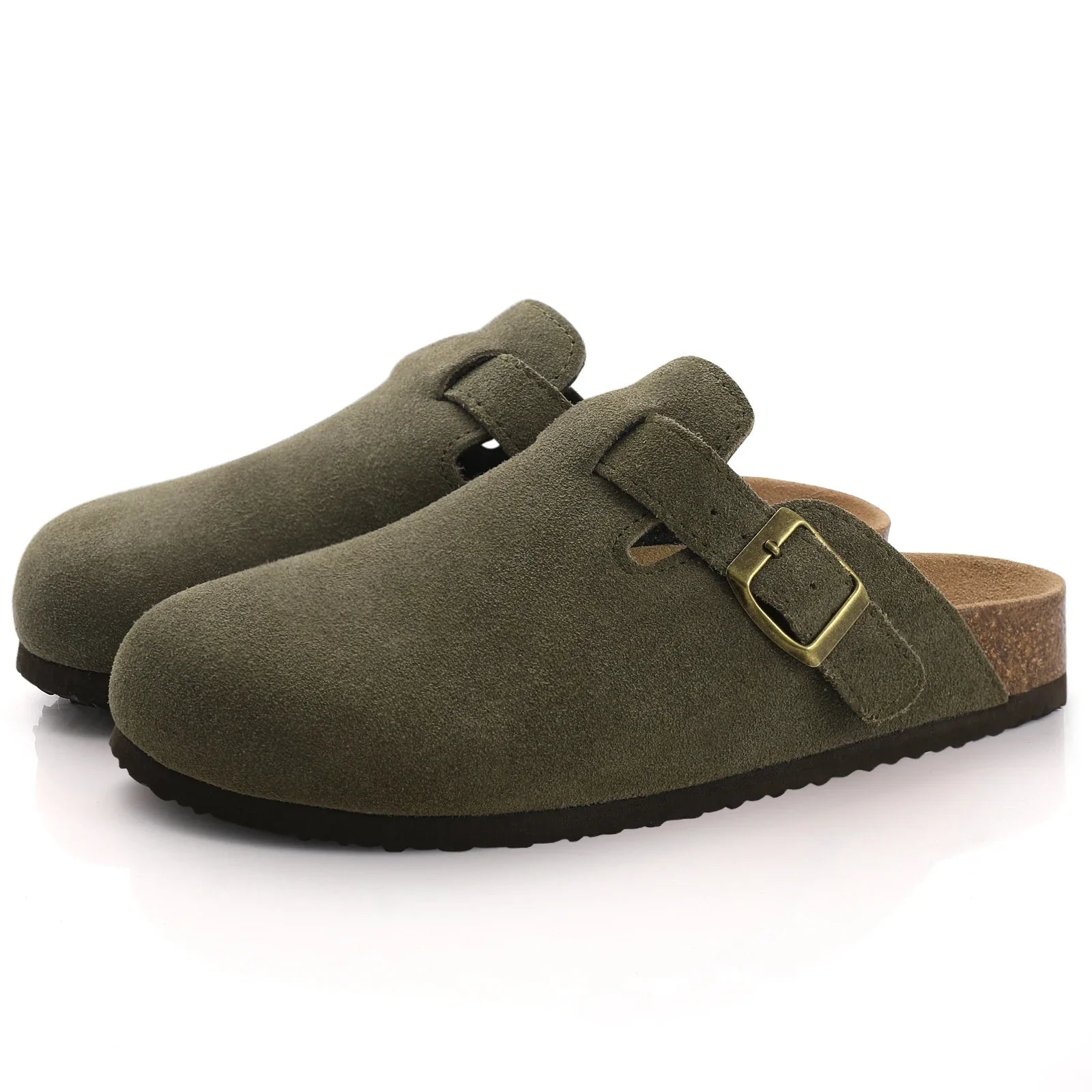 Sandales femme suède semelle liège ergonomique – Image 4