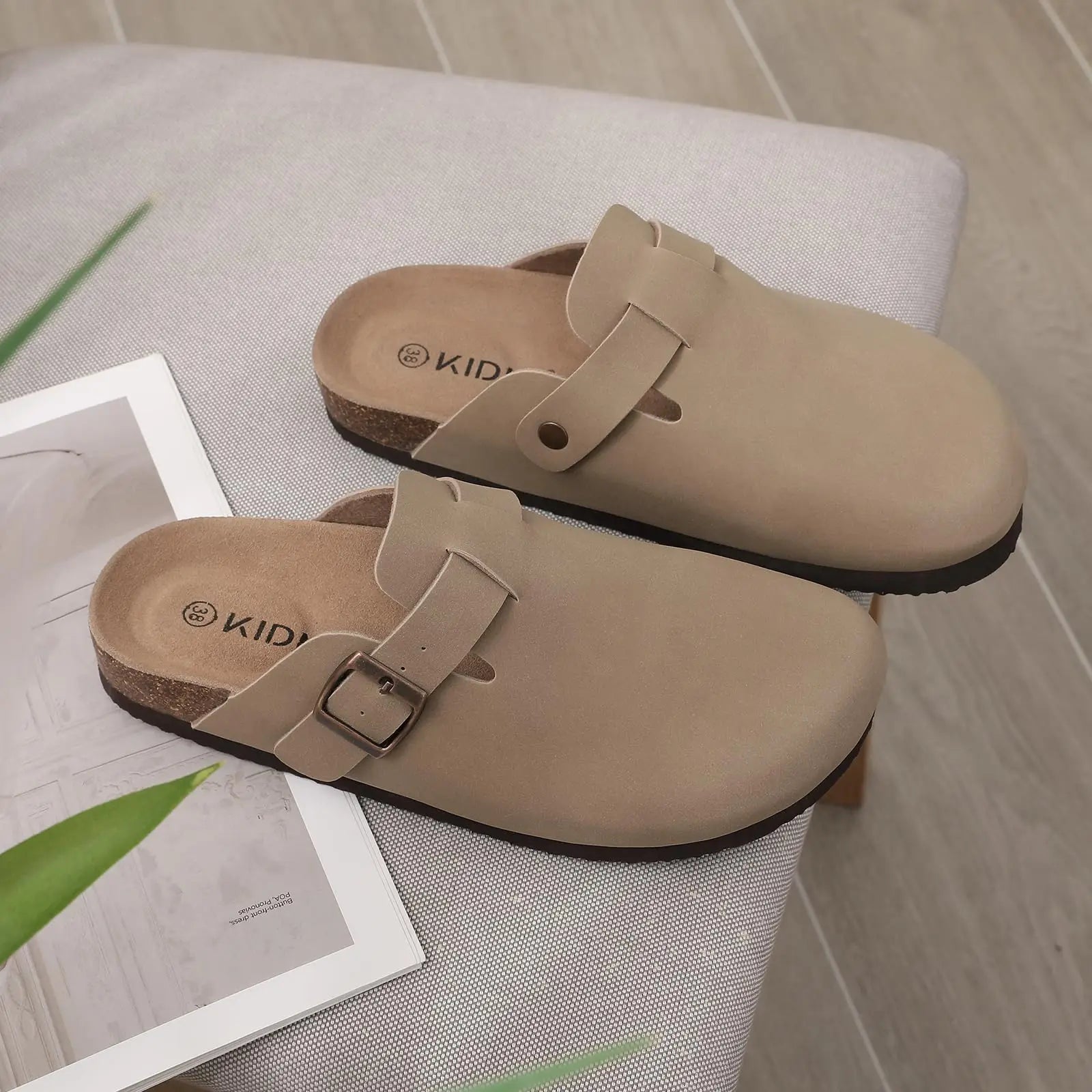 Sandales femme suède semelle liège ergonomique – Image 6