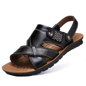 Nu-pieds femme cuir confort soutien plantaire été