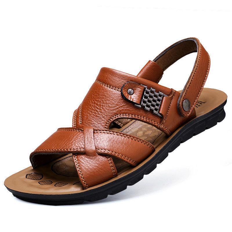 Nu-pieds femme cuir confort soutien plantaire été – Image 3