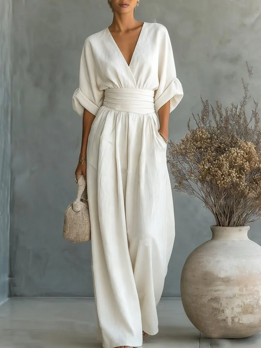 Combinaison Pantalon Femme Chic Estivale Décontractée
