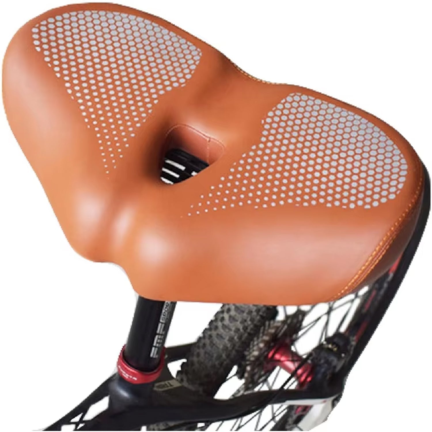 Selle Vélo Femme Confort Amortie Sans Pression Longue Distance – Image 4
