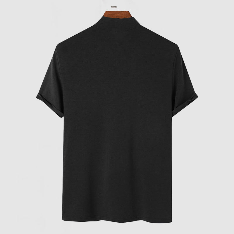 Haut Homme Coupe Slim – Col Montant Polyvalent Confort – Image 6