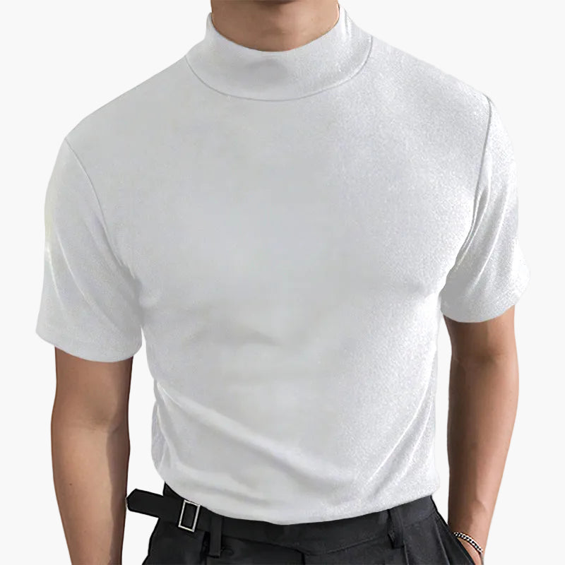 Haut Homme Coupe Slim – Col Montant Polyvalent Confort – Image 3