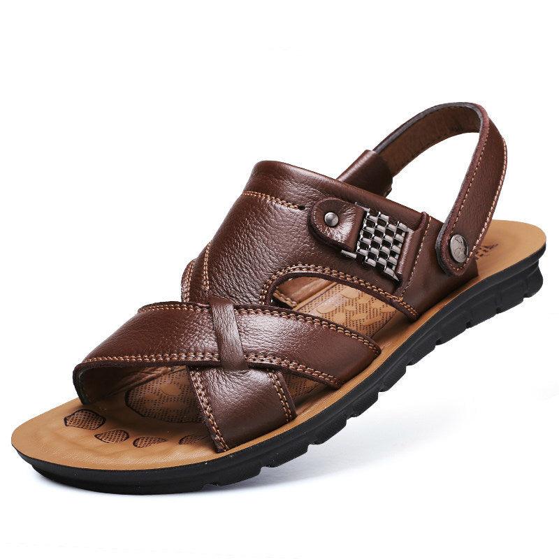 Nu-pieds femme cuir confort soutien plantaire été – Image 2