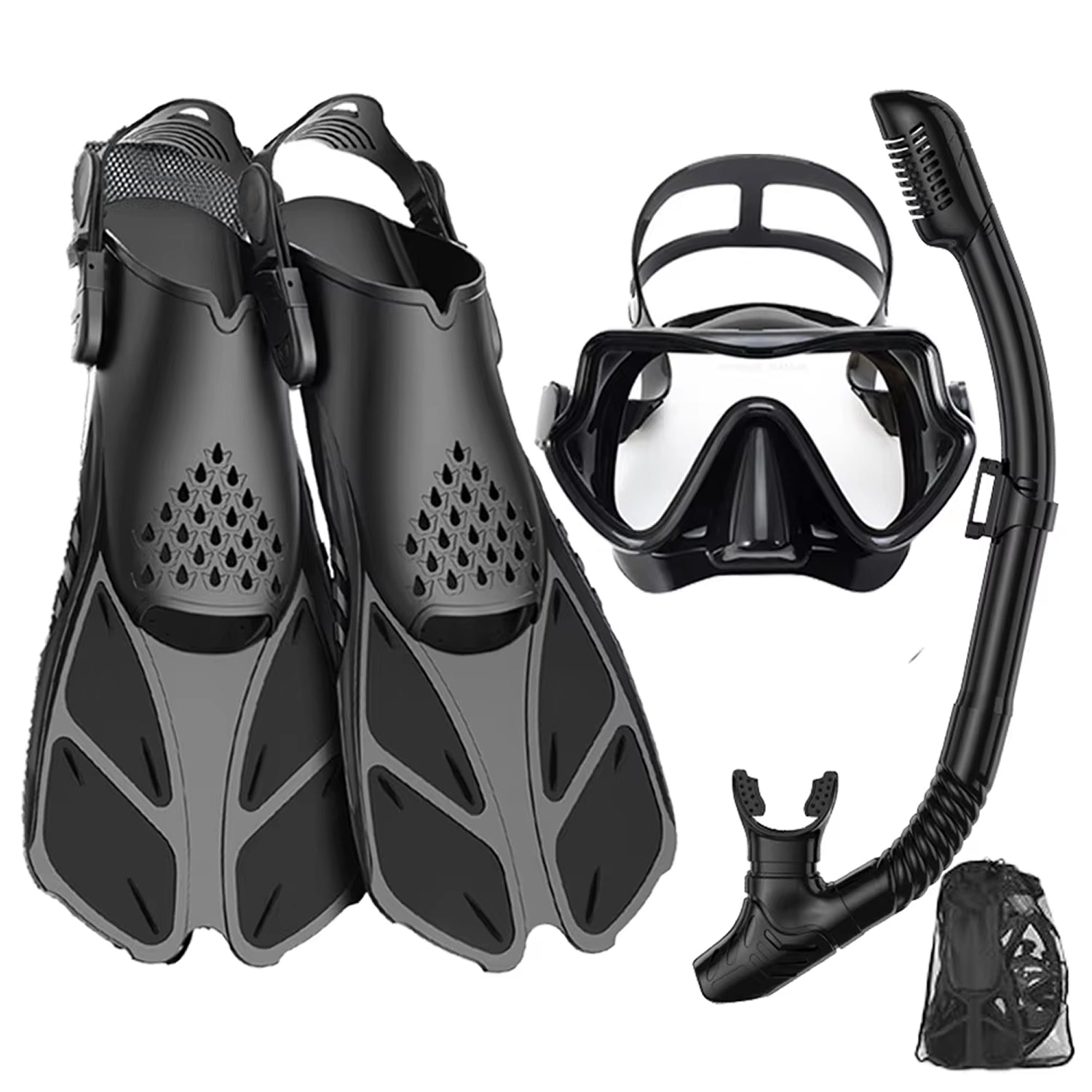 Kit Snorkeling Adulte Vision Panoramique Anti-Buée – Image 12