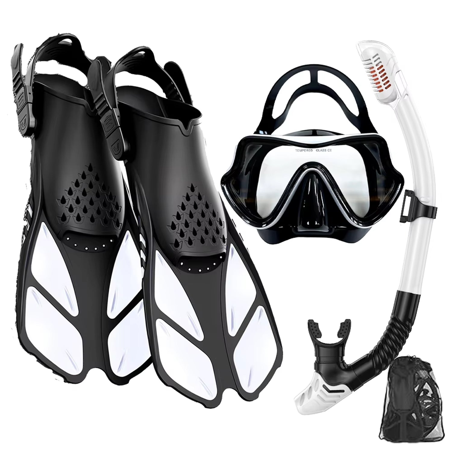 Kit Snorkeling Adulte Vision Panoramique Anti-Buée – Image 2