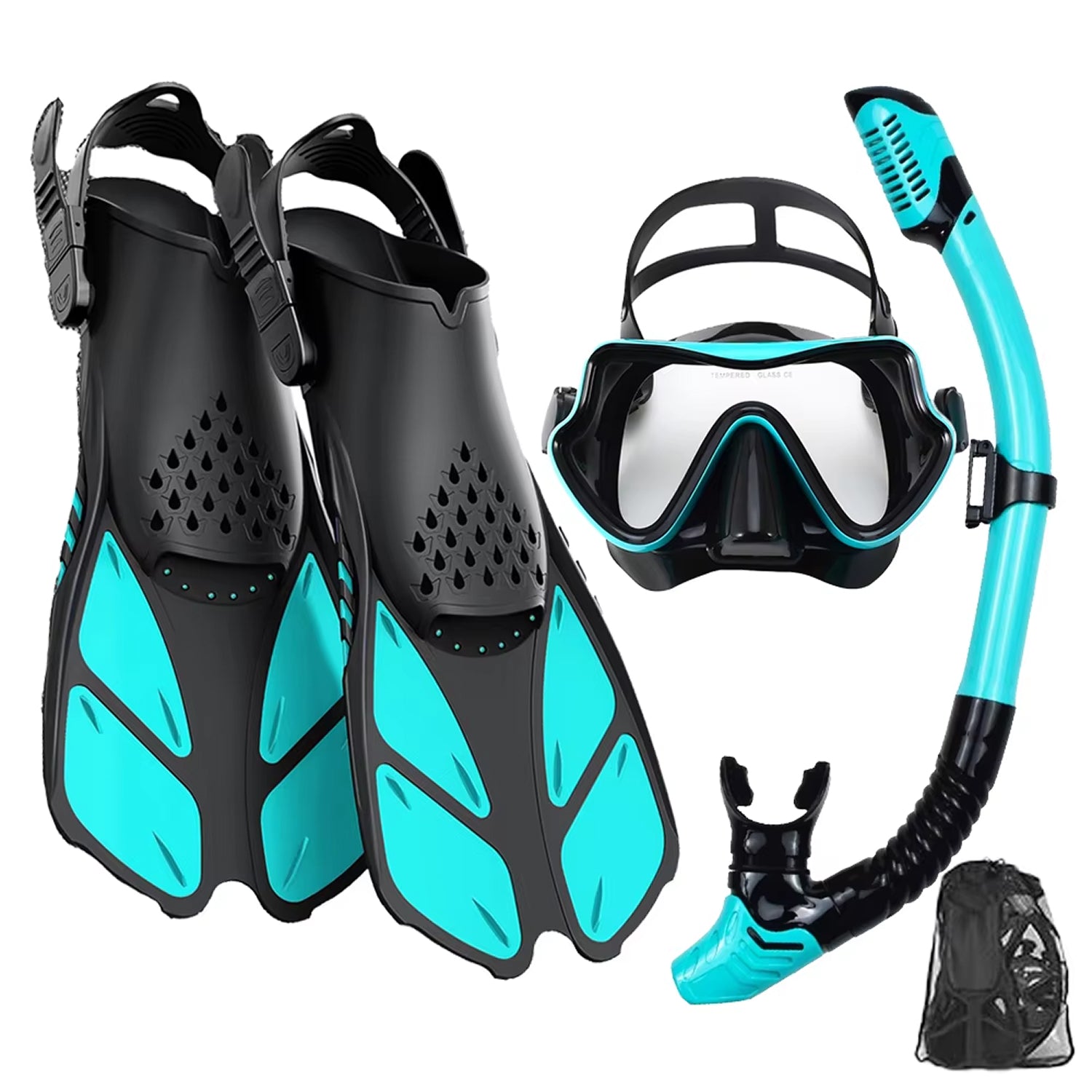 Kit Snorkeling Adulte Vision Panoramique Anti-Buée
