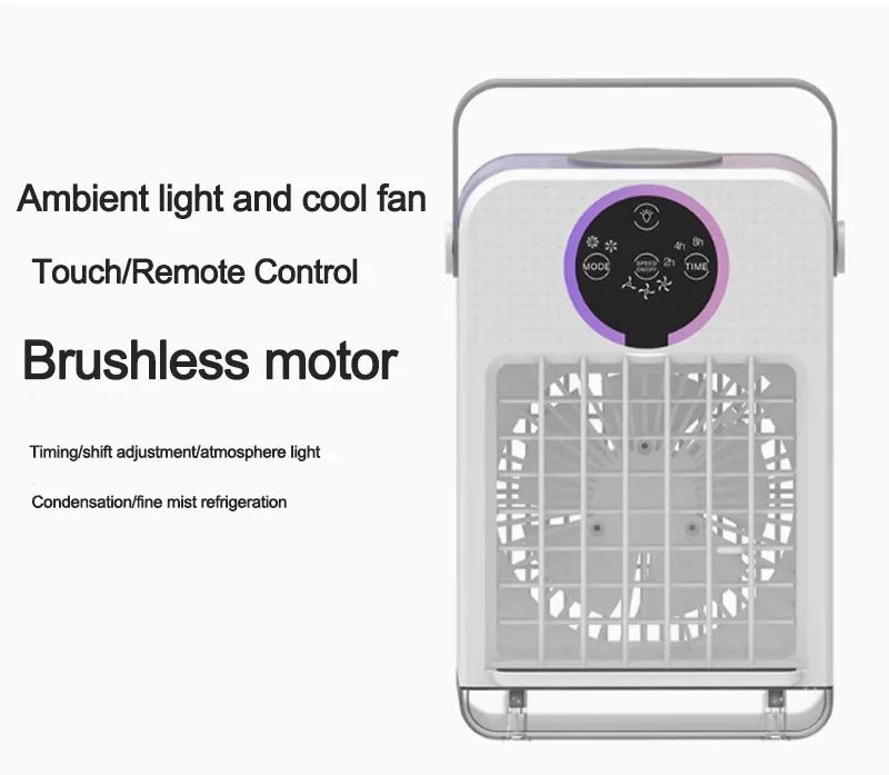 Mini Rafraîchisseur d'Air Portable Brumisateur Tactile Bureau – Image 2