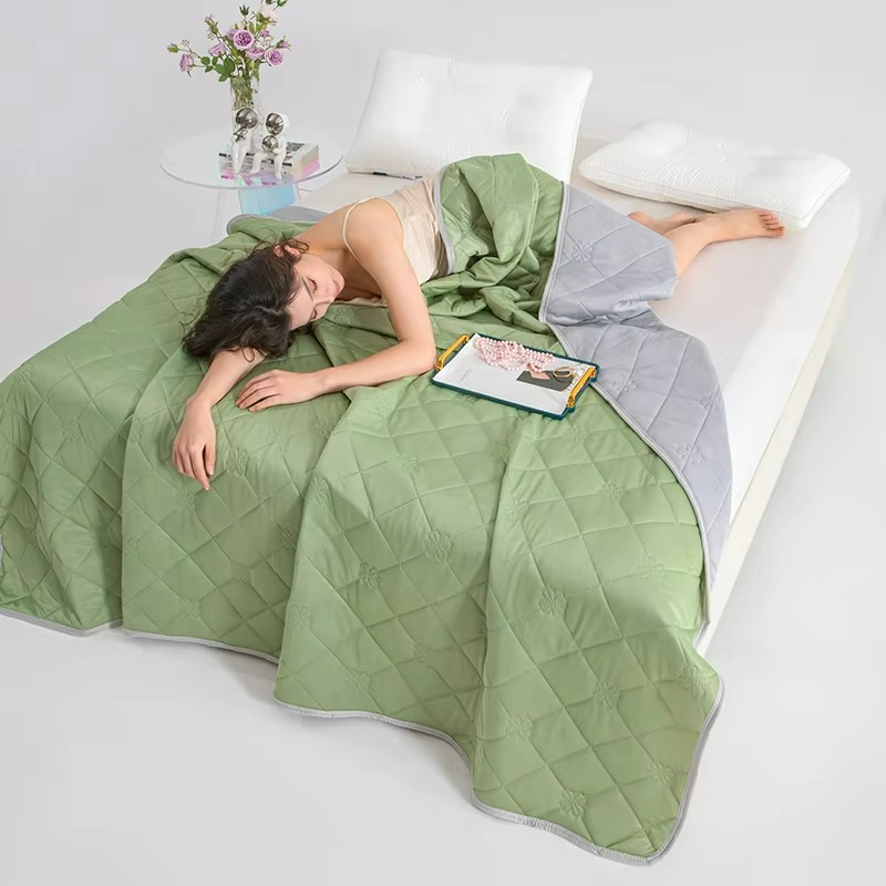 Couette fraîcheur été double face anti-allergie – Image 3