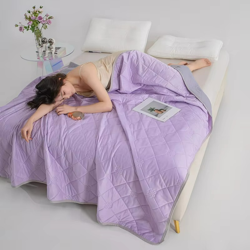Couette fraîcheur été double face anti-allergie – Image 5