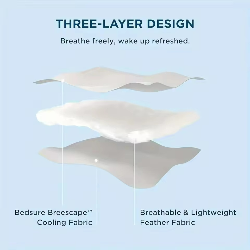 Couette fraîcheur été double face anti-allergie – Image 15
