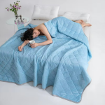 Couette fraîcheur été double face anti-allergie