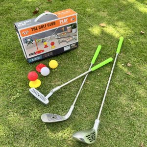 Kit de Golf Enfant Complet Clubs Réglables Intérieur Extérieur