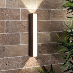 Lampe Extérieure LED Design Minimaliste Noire