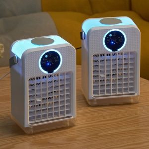 Mini Rafraîchisseur d'Air Portable Brumisateur Tactile Bureau