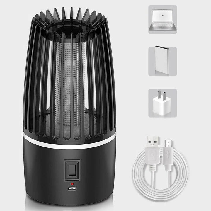 Destructeur Moustiques Électrique Rechargeable Intérieur Extérieur – Image 8