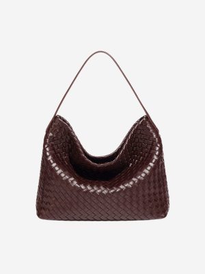 Grand sac femme vegan tressé pour travail quotidien