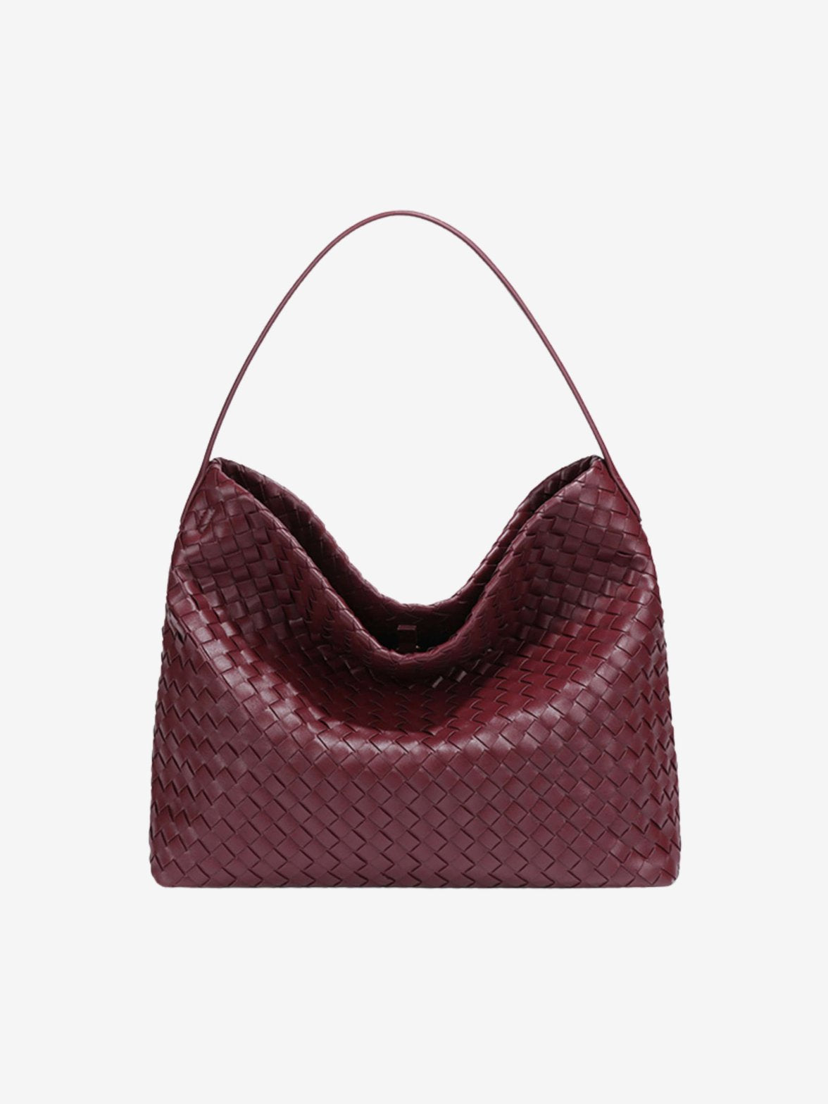 Grand sac femme vegan tressé pour travail quotidien – Image 2