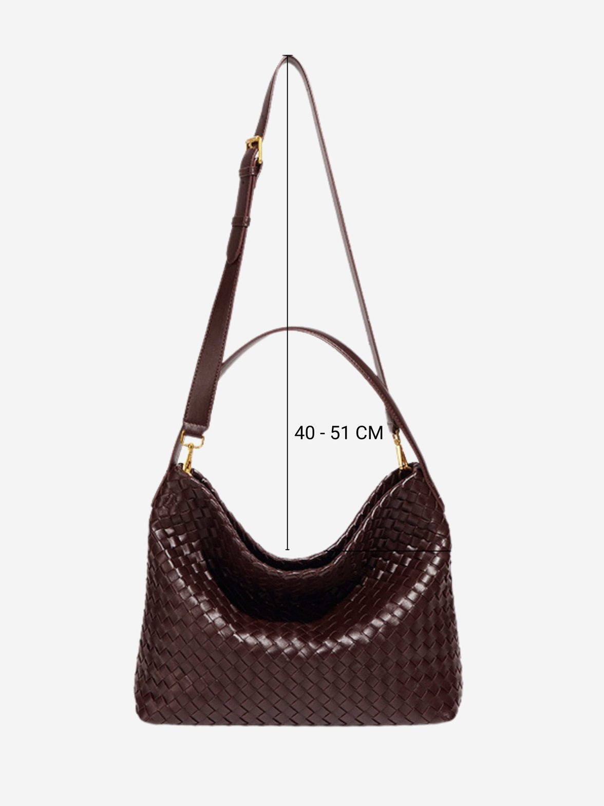 Grand sac femme vegan tressé pour travail quotidien – Image 16