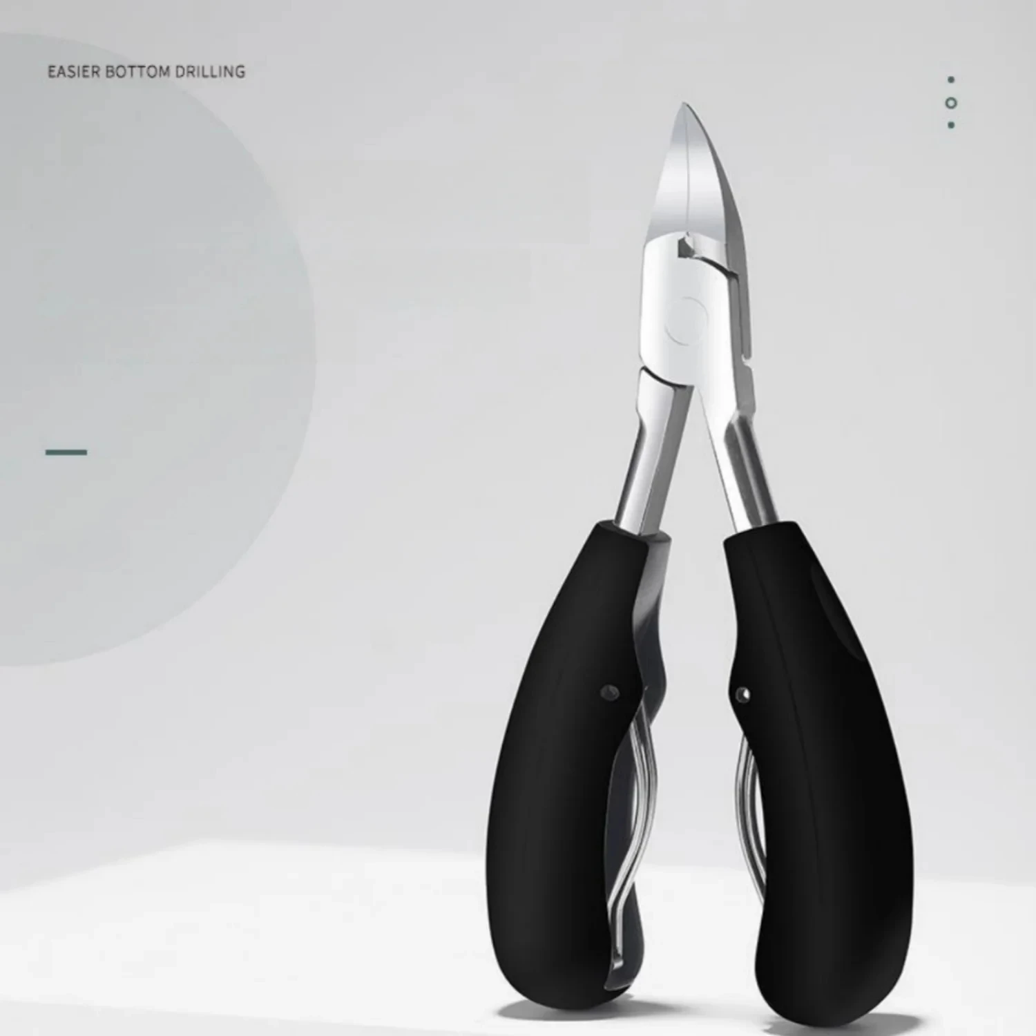Pince coupe-ongles professionnelle lame incurvée ergonomique