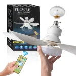 Ventilateur de plafond intelligent silencieux 42cm 30W / 52cm 40W