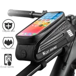 Sacoche vélo étanche support smartphone écran tactile