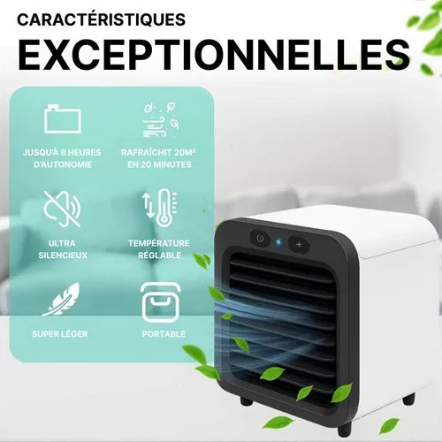 Climatiseur portable 3-en-1 humidificateur purificateur USB – Image 5
