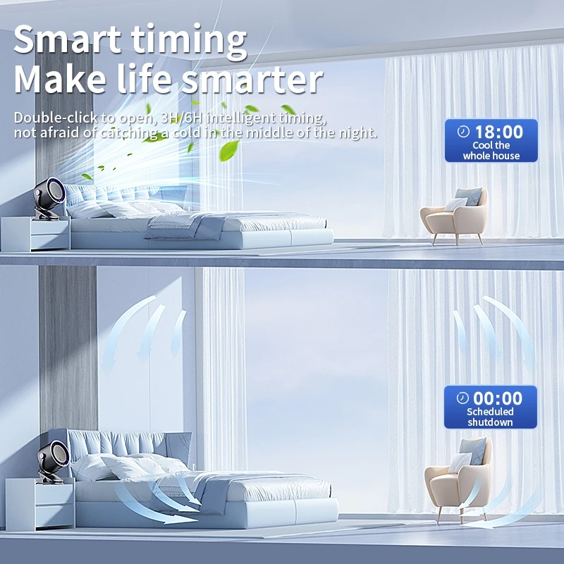 Ventilateur de bureau USB à pince, silencieux et puissant – Image 6