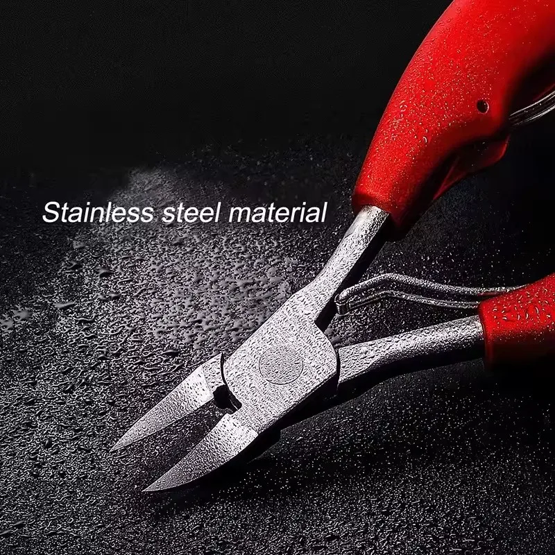 Pince coupe-ongles professionnelle lame incurvée ergonomique – Image 5