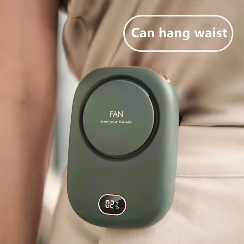 Ventilateur de cou portable USB 10h autonomie 3 vitesses – Image 3