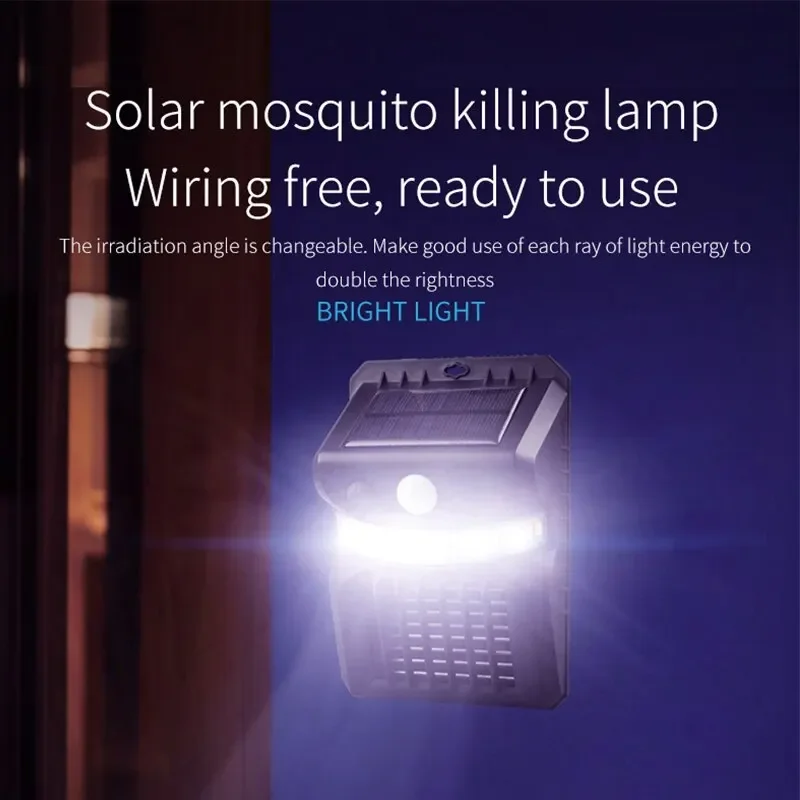 Borne Solaire LED Jardin Anti-Insectes Détecteur Mouvement – Image 3