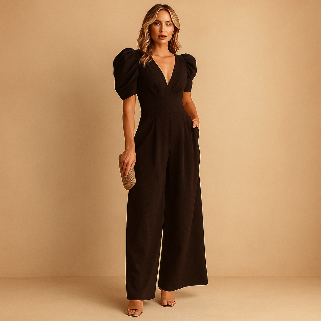 Combinaison femme soirée habillée coupe ajustée – Image 2
