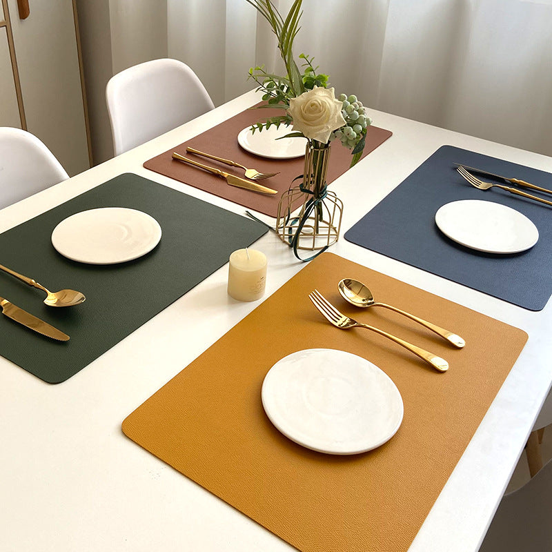 Set de table rectangulaire anti-tache lavable moderne – Image 11