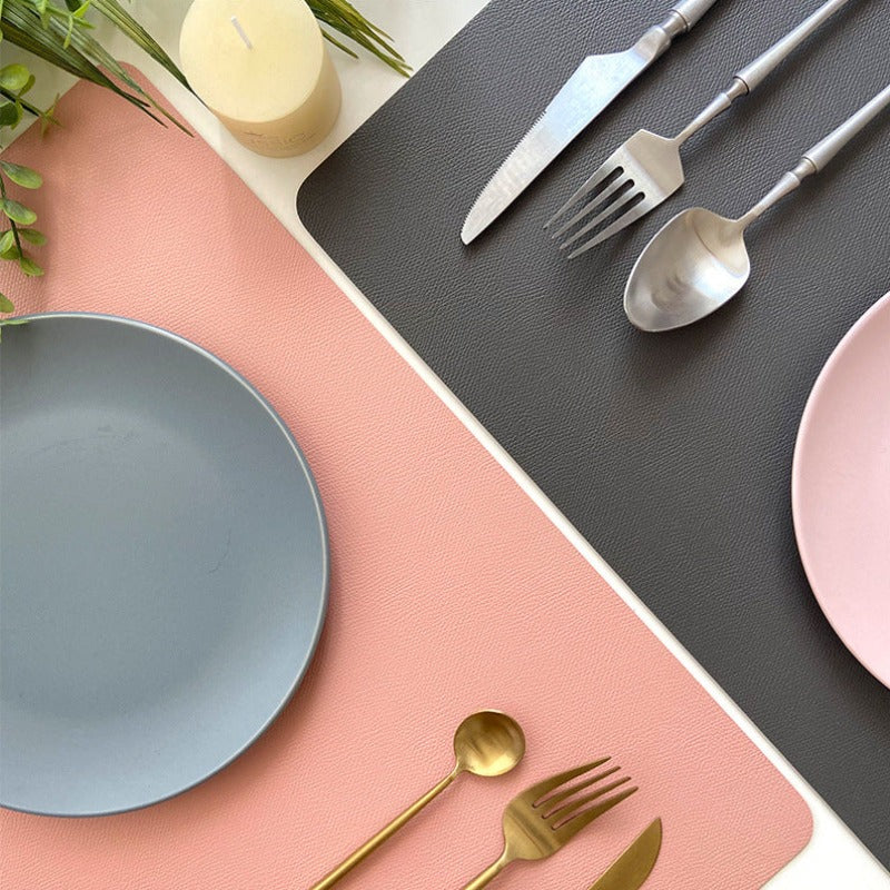 Set de table rectangulaire anti-tache lavable moderne – Image 14