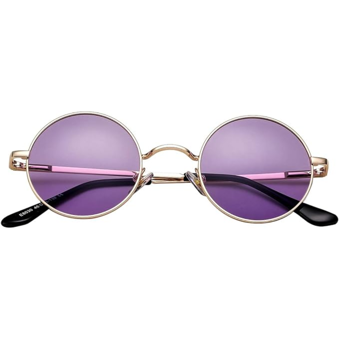 Verres polarisés ronds anti-reflets style vintage – Image 9