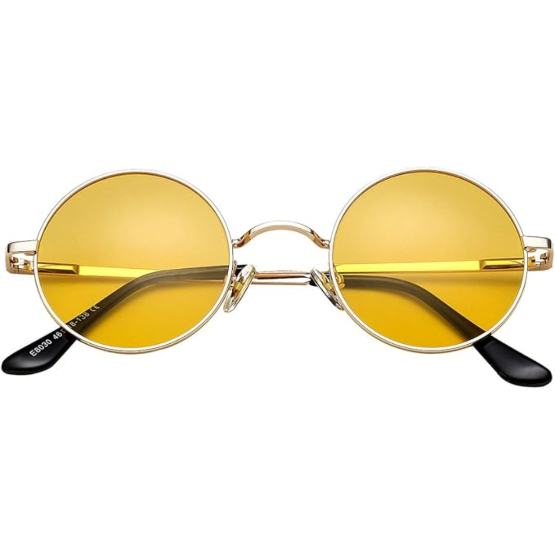 Verres polarisés ronds anti-reflets style vintage – Image 5