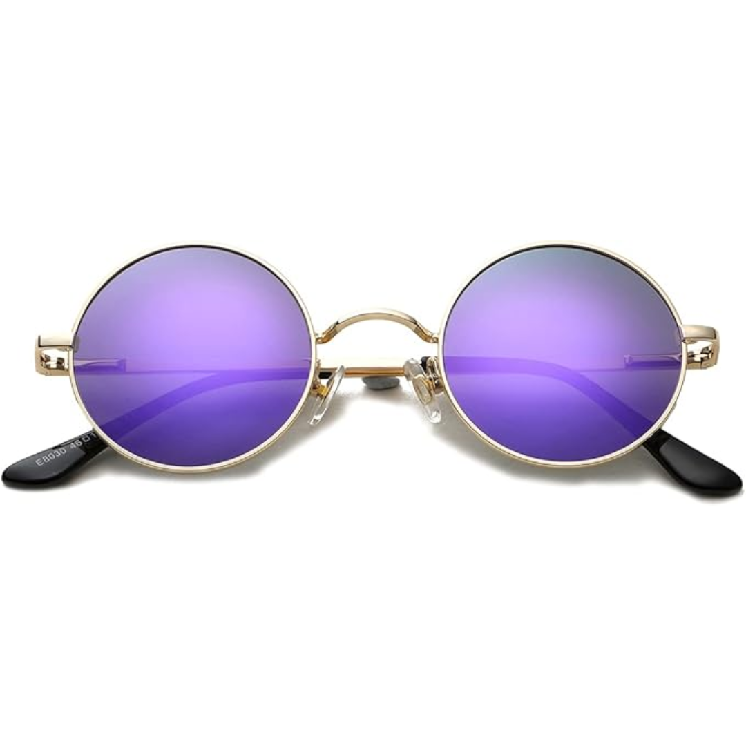 Verres polarisés ronds anti-reflets style vintage – Image 7