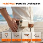 Mini Ventilateur Mains Libres Multi-usages Écran Digital