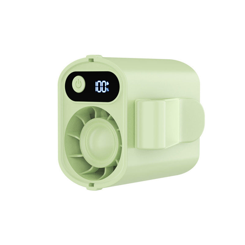 Mini Ventilateur Mains Libres Multi-usages Écran Digital – Image 2