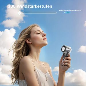 Ventilateur portable sans pales semi-conducteurs 3000 mAh