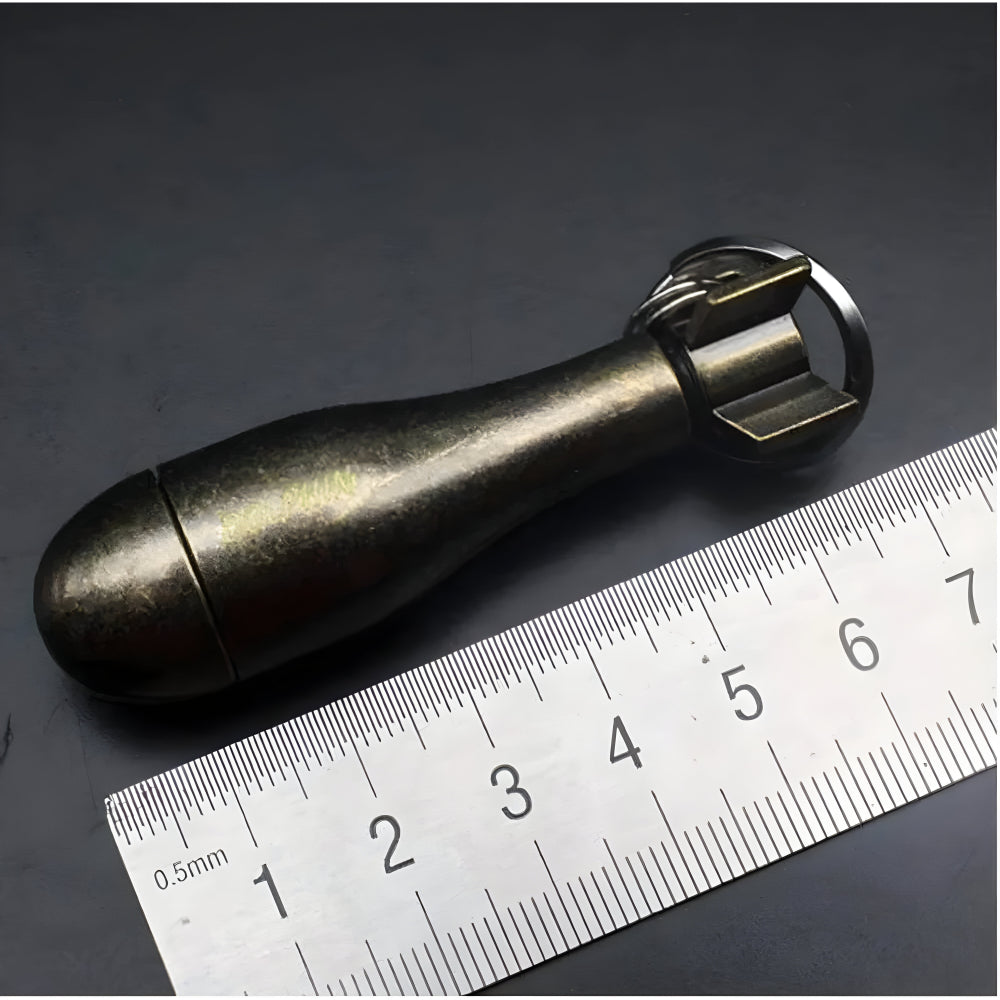 Allume-feu Survie Étanchéité Métal Porte-clés – Image 9