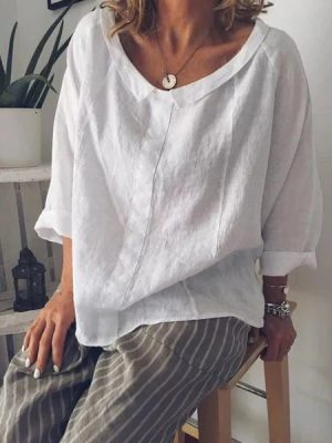 Blouse Femme tissu doux élégante polyvalente