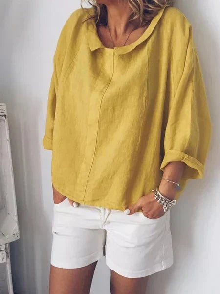 Blouse Femme tissu doux élégante polyvalente – Image 3