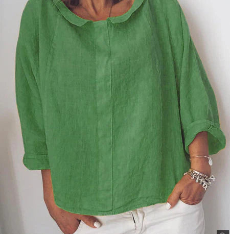 Blouse Femme tissu doux élégante polyvalente – Image 4