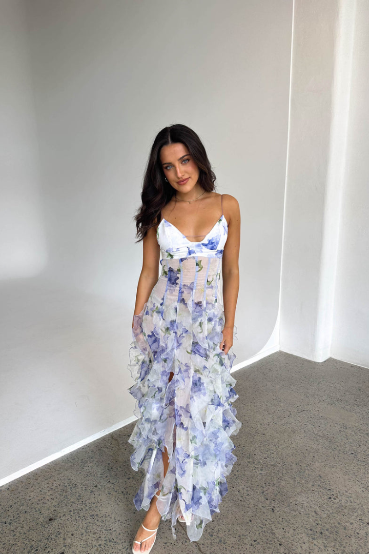 Robe femme encolure cœur bretelles réglables infroissable – Image 4