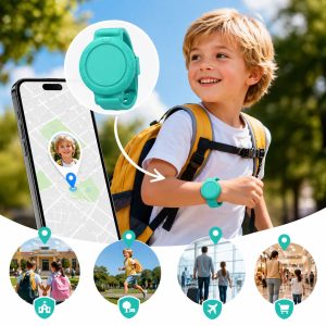 Traceur GPS enfant étanche IP68 Localiser iOS Android