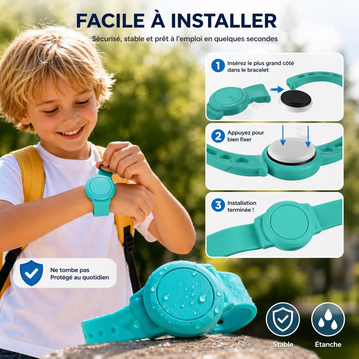 Traceur GPS enfant étanche IP68 Localiser iOS Android – Image 6