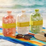 Bouteille glaçons intégrés paille anti-fuite 800ml